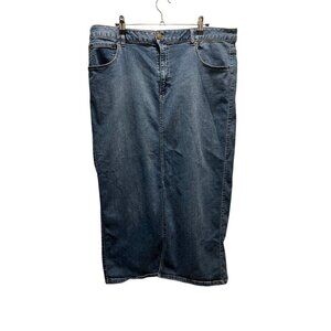 Rachel Zoe Long Jean Skirt Woman's Size 16